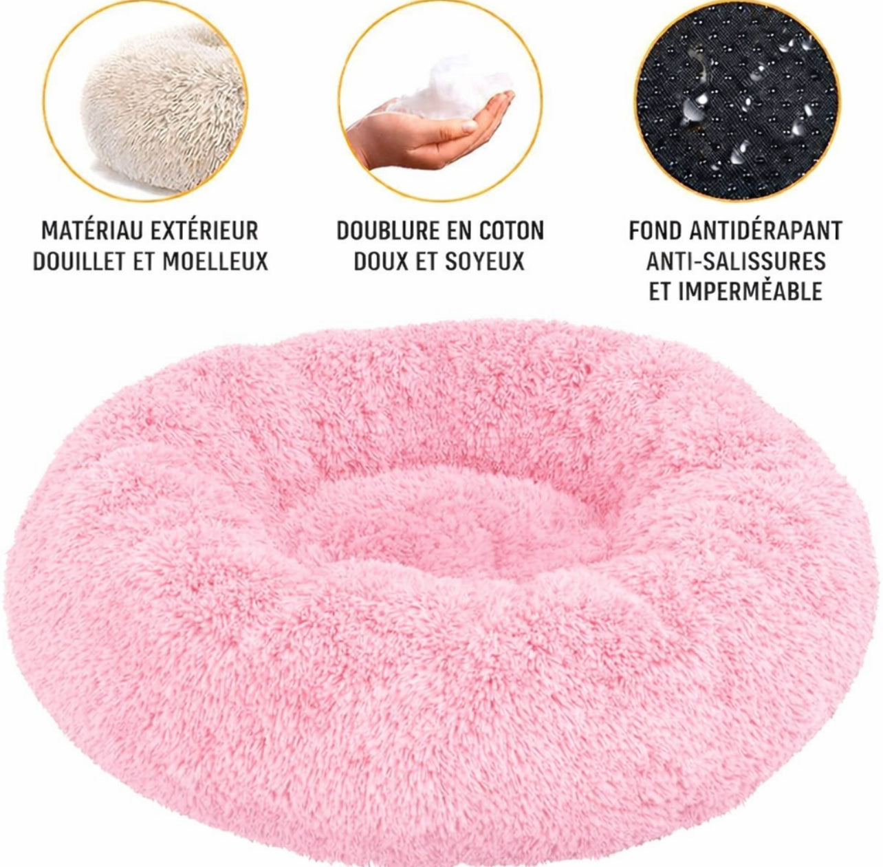 Lit Cocoon Apaisant - Favorise le sommeil profond de votre animal